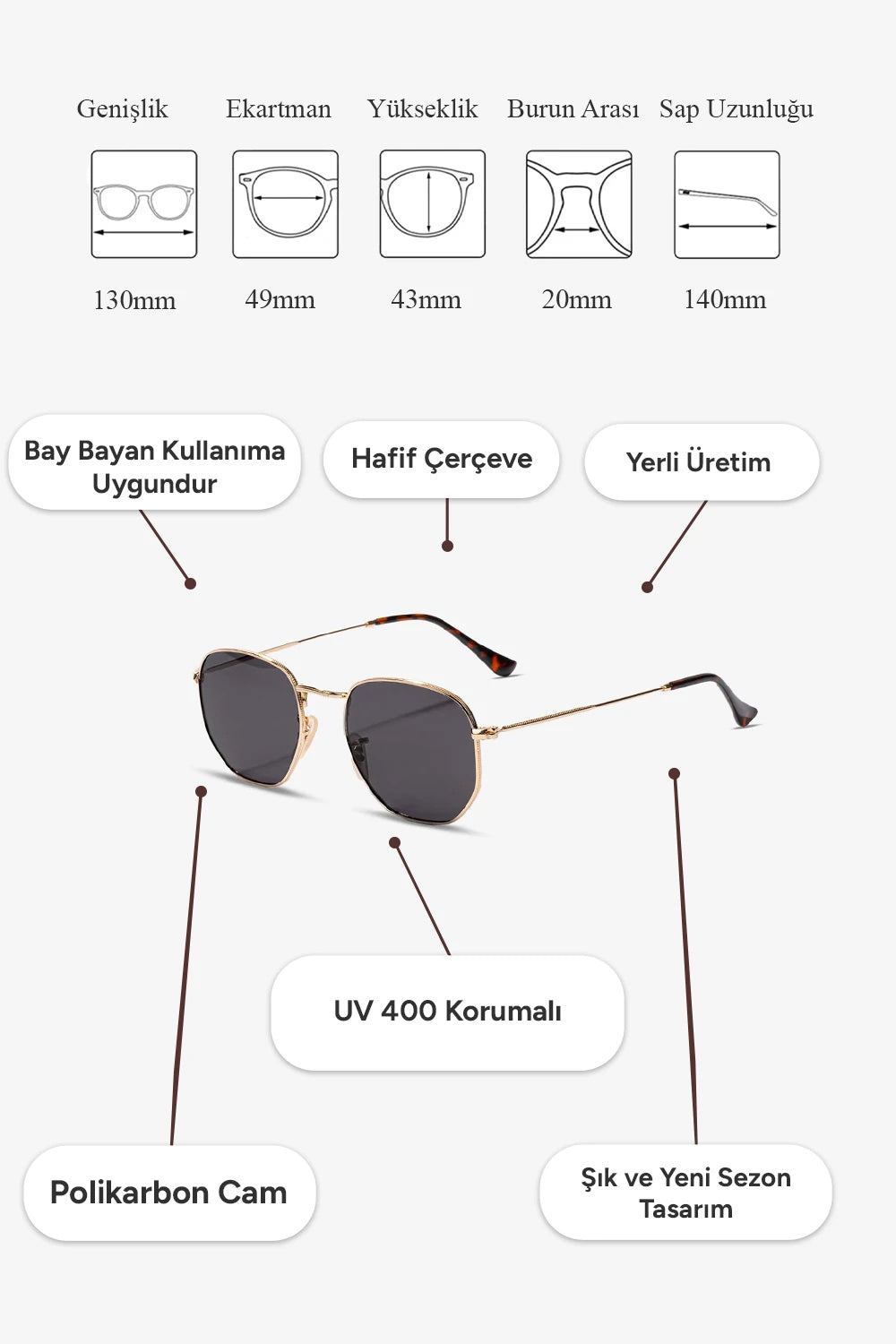 5GEN Güneş Gözlüğü