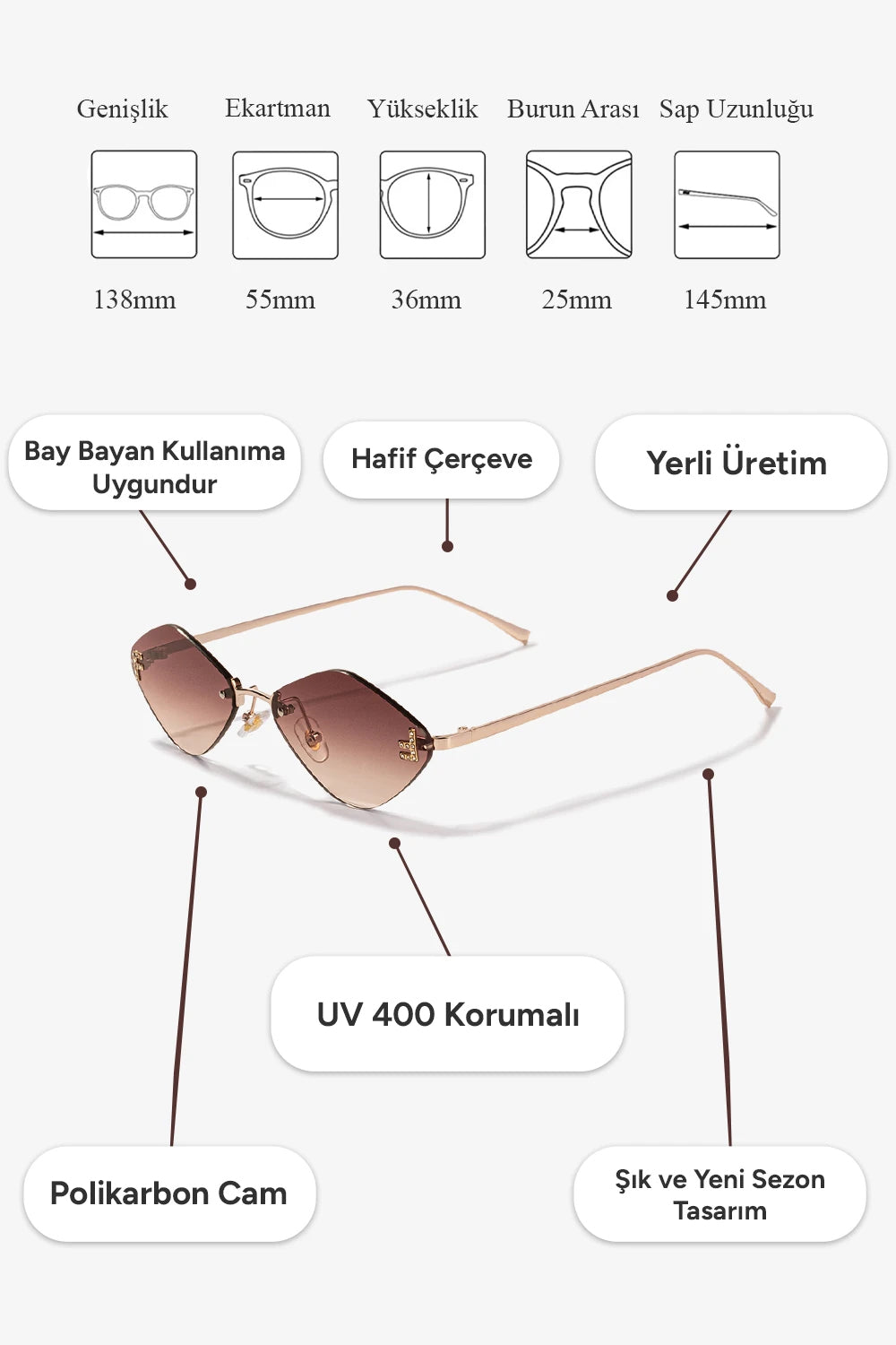 Fenne Güneş Gözlüğü