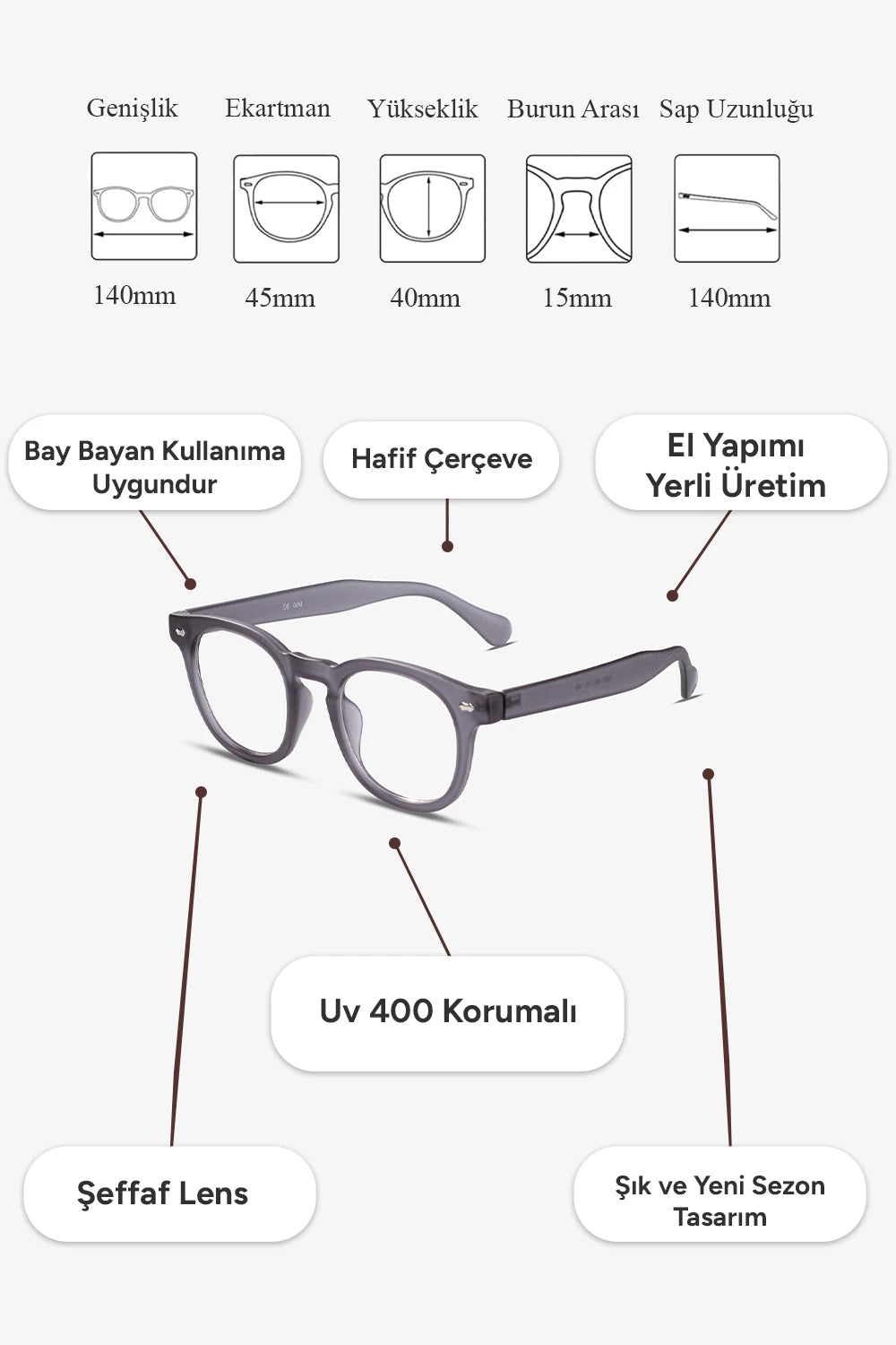 Firstdai Mavi Işık Korumalı Gözlük