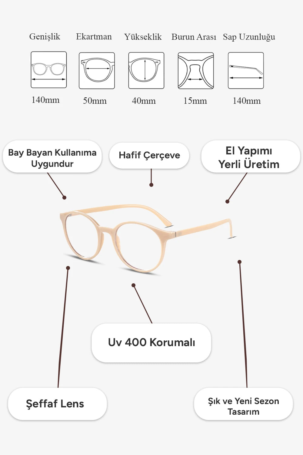 Flexible Mavi Işık Korumalı Gözlük
