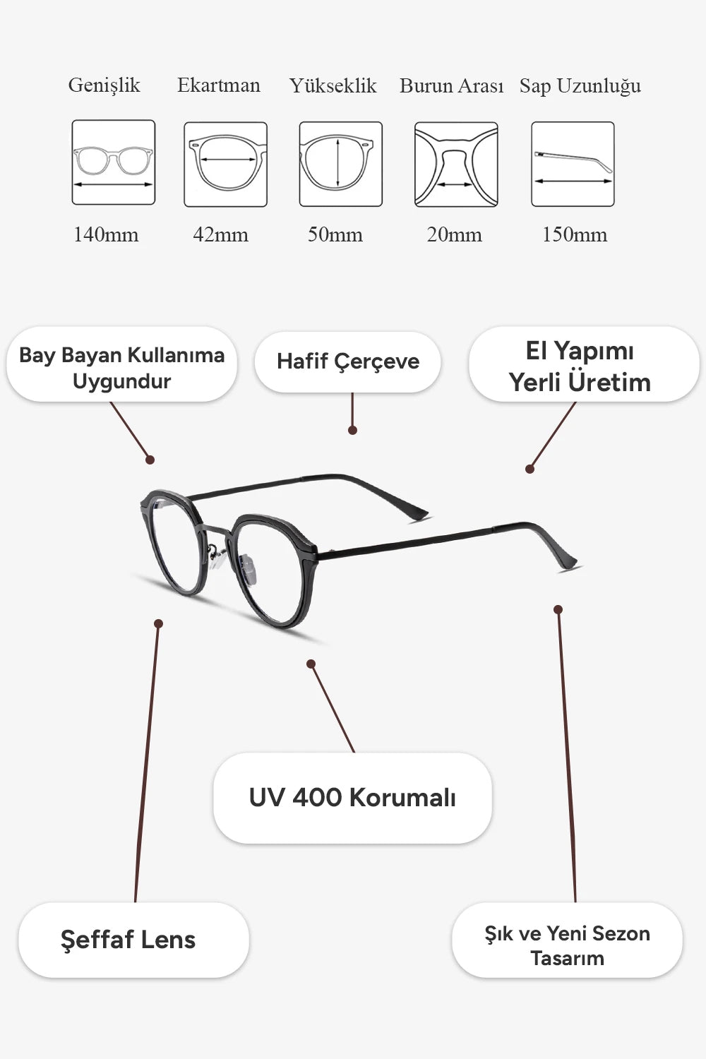 Hestia Mavi Işık Korumalı Gözlük
