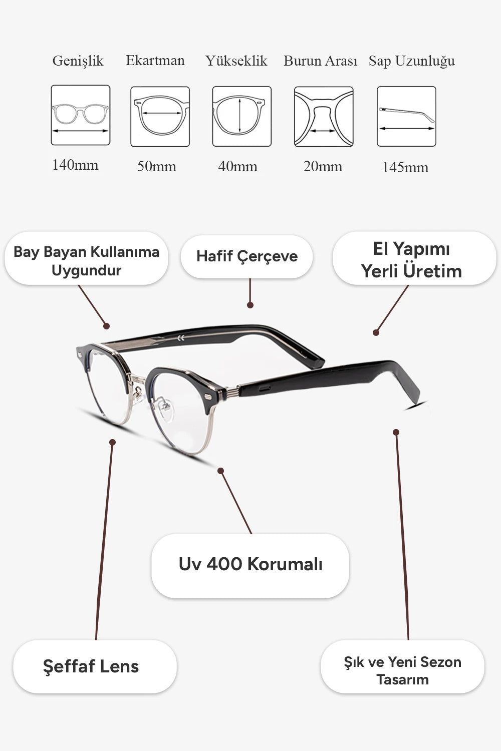 Kamikaze Mavi Işık Korumalı Gözlük