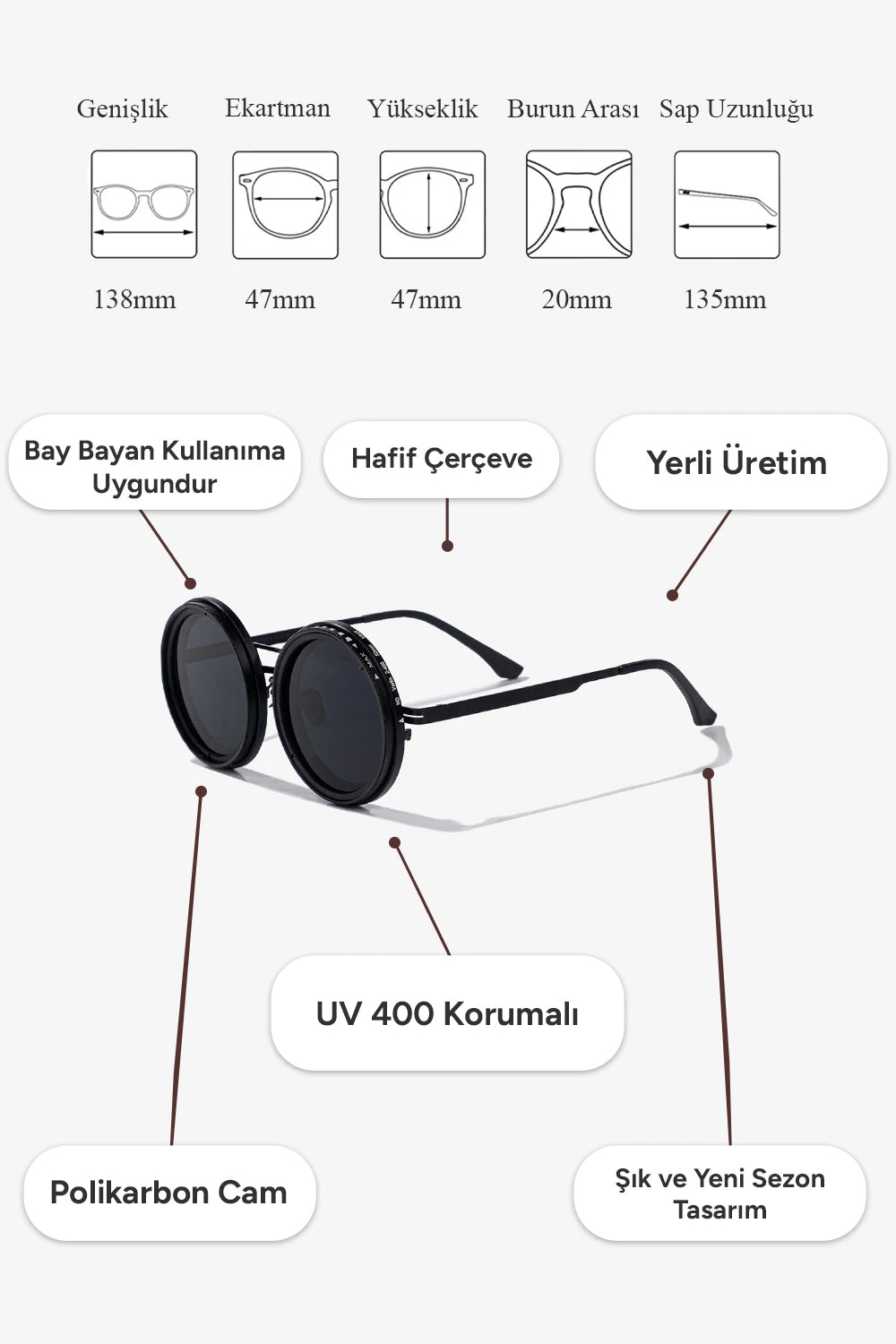 Lens Güneş Gözlüğü