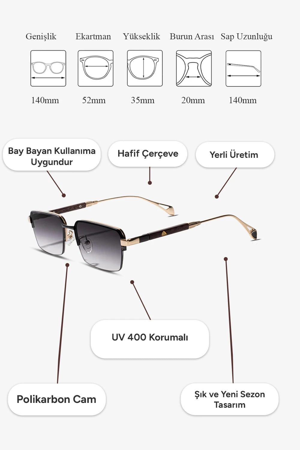 Leroy Güneş Gözlüğü