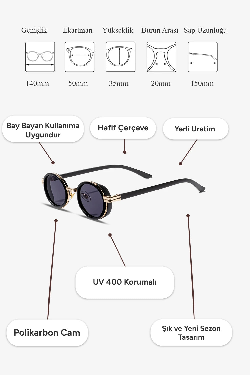 Milano Güneş Gözlüğü