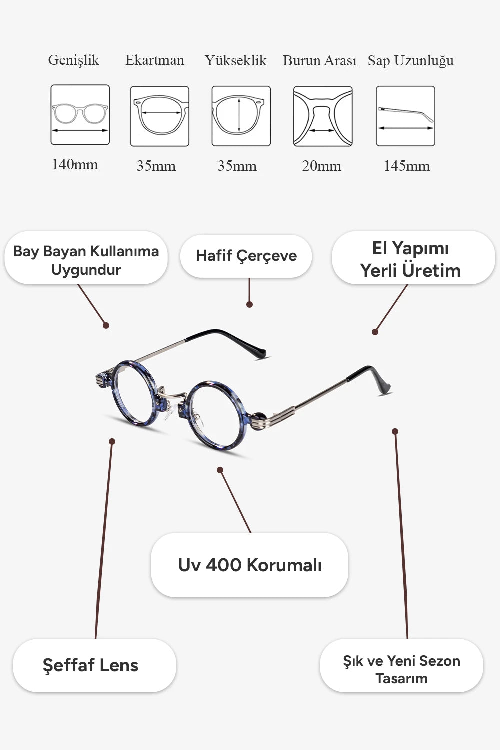 Snob Mavi Işık Korumalı Gözlük