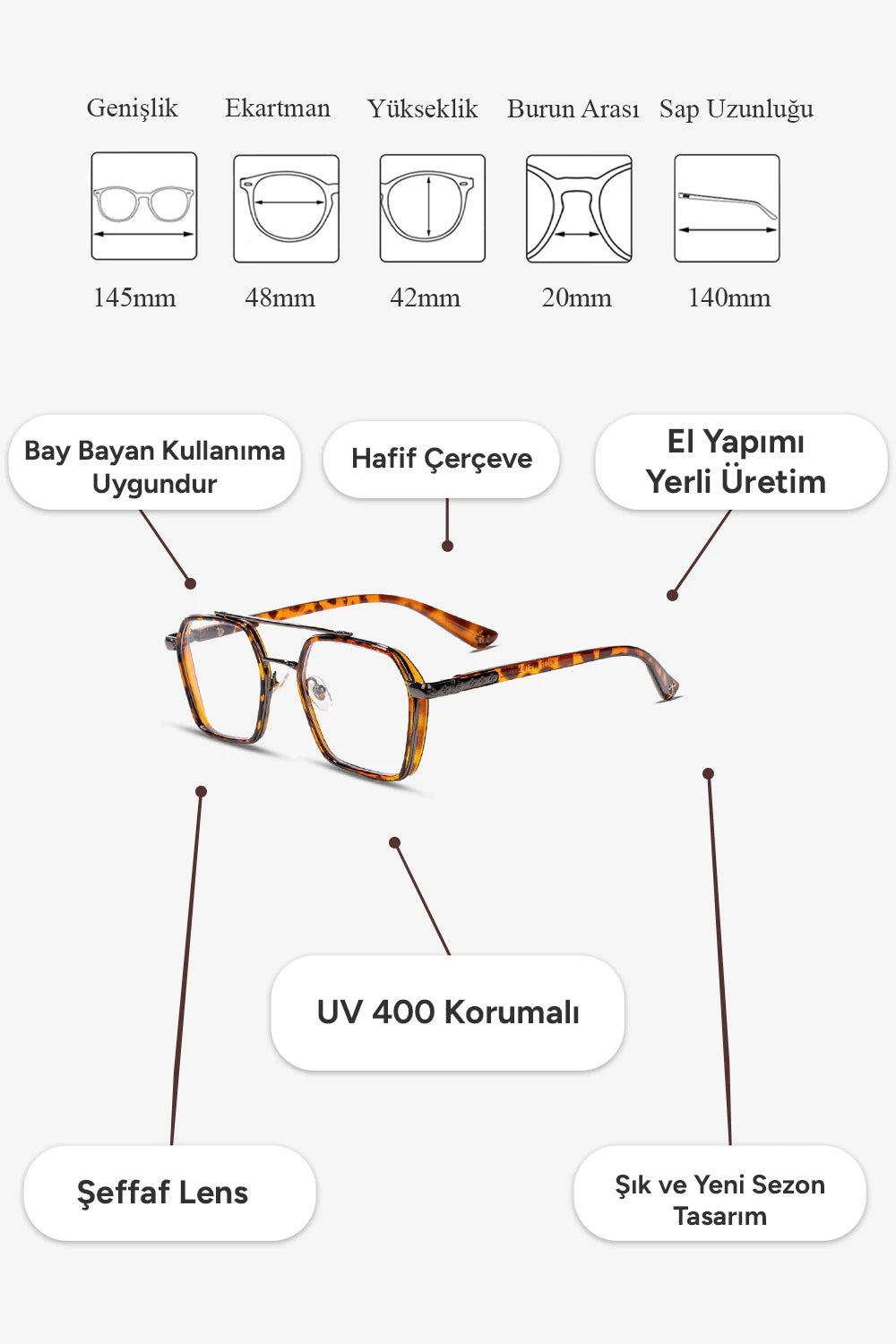 Spica Mavı Işık Korumalı Gözlük