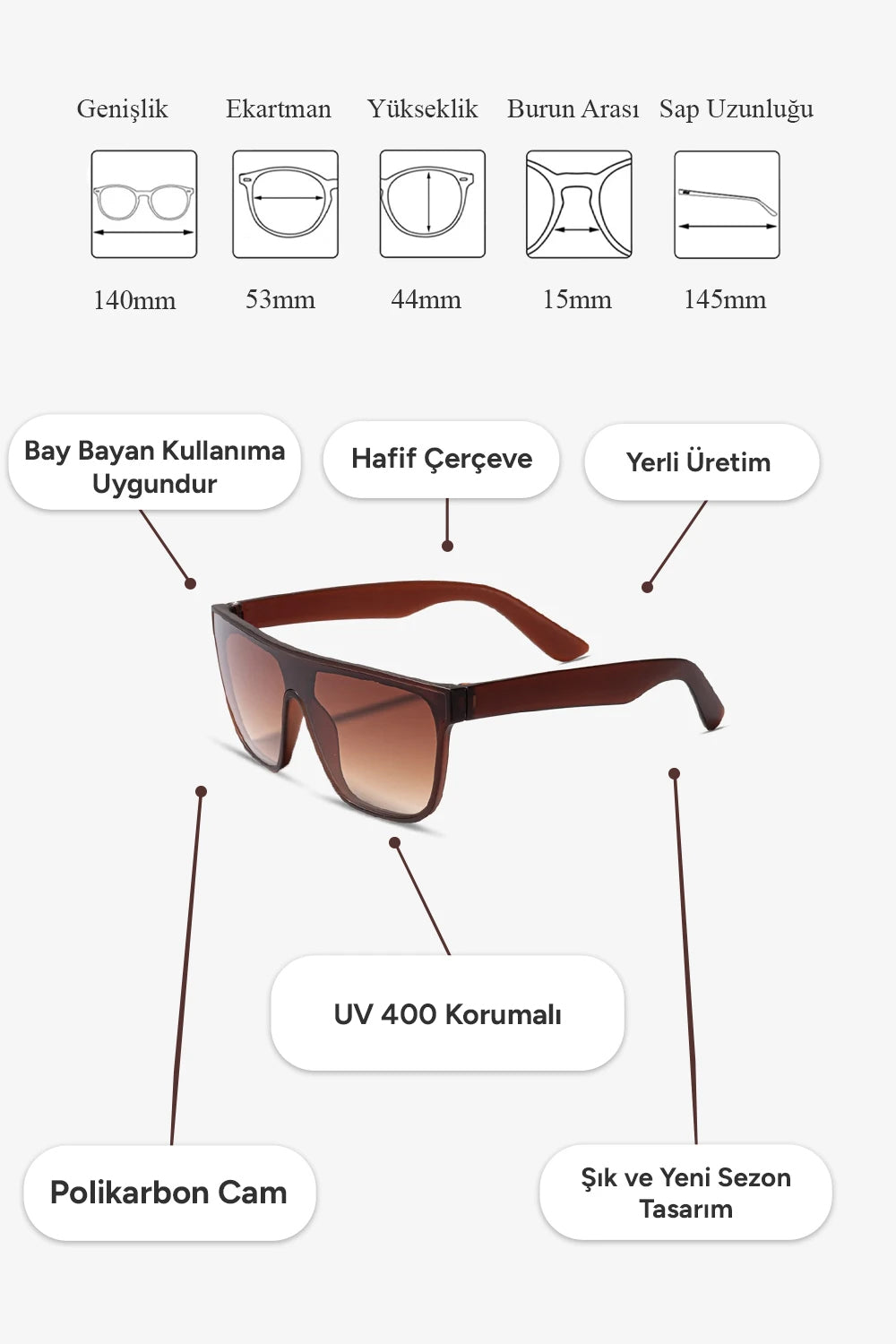 Ashe Güneş Gözlüğü