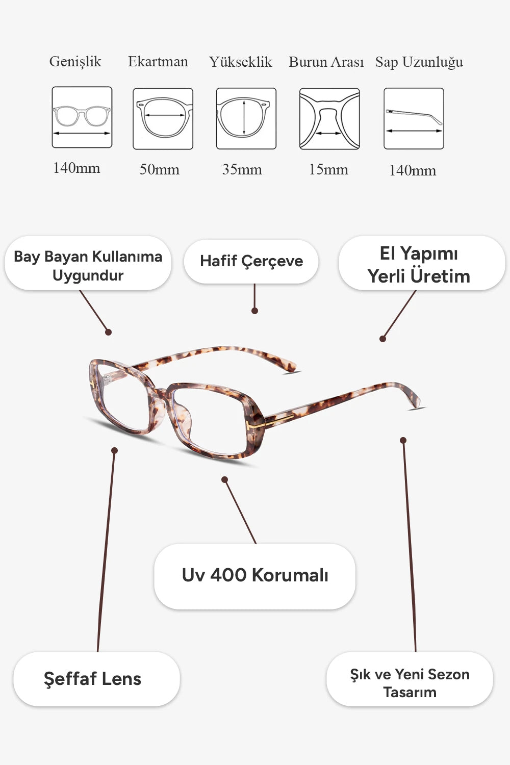 Brice Mavi Işık Korumalı Gözlük