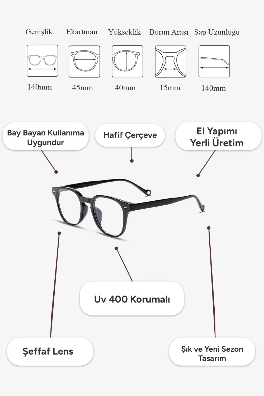 Clutch Mavi Işık Korumalı Gözlük