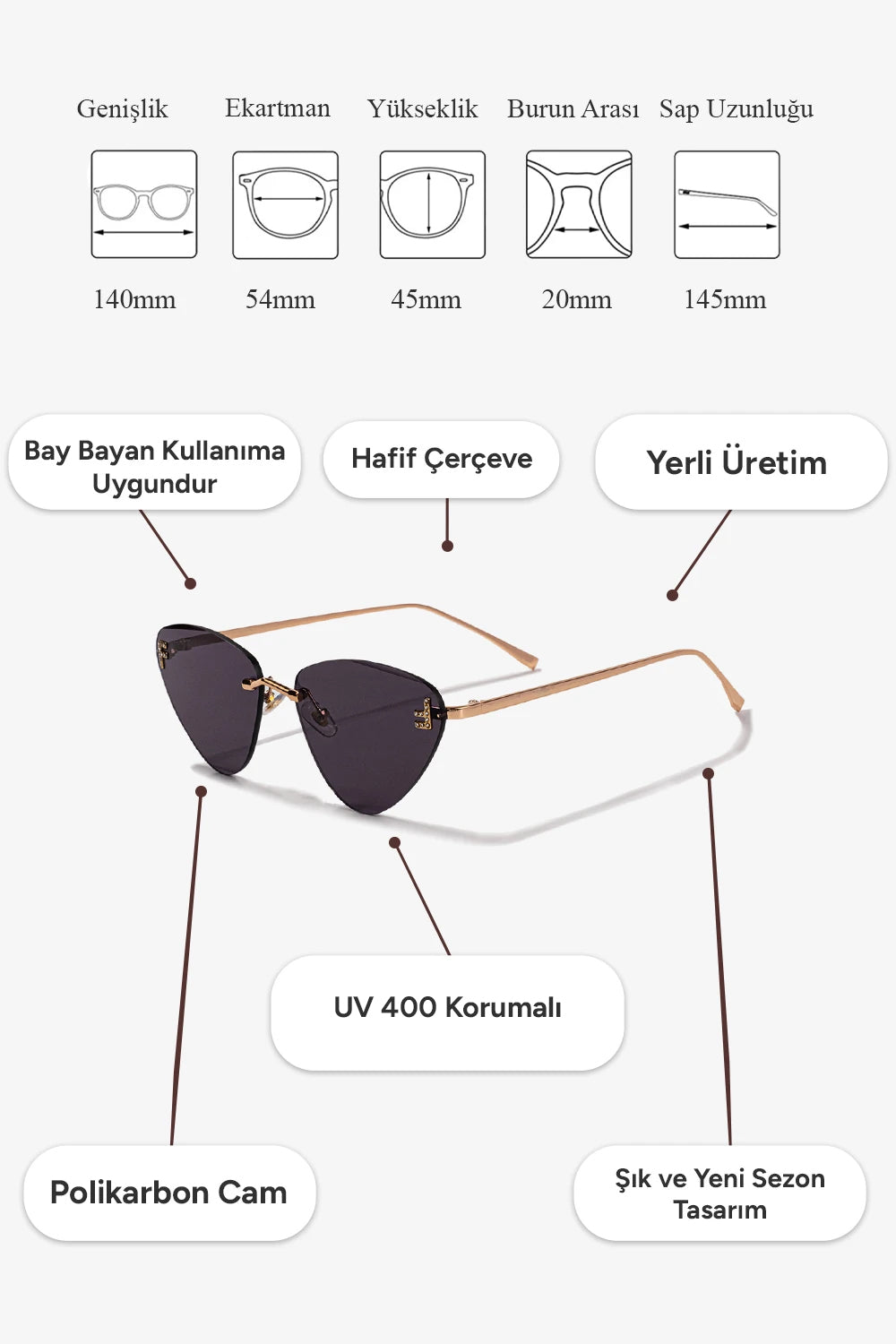 Faselis Güneş Gözlüğü