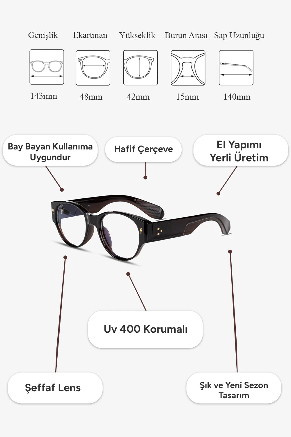 Londer Mavi Işık Korumalı Gözlük