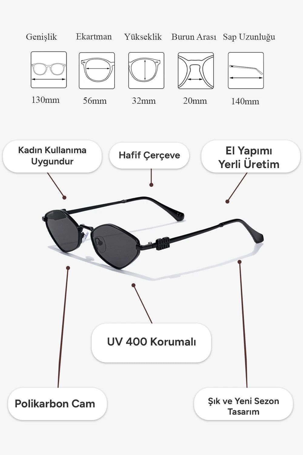 Melina Güneş Gözlüğü