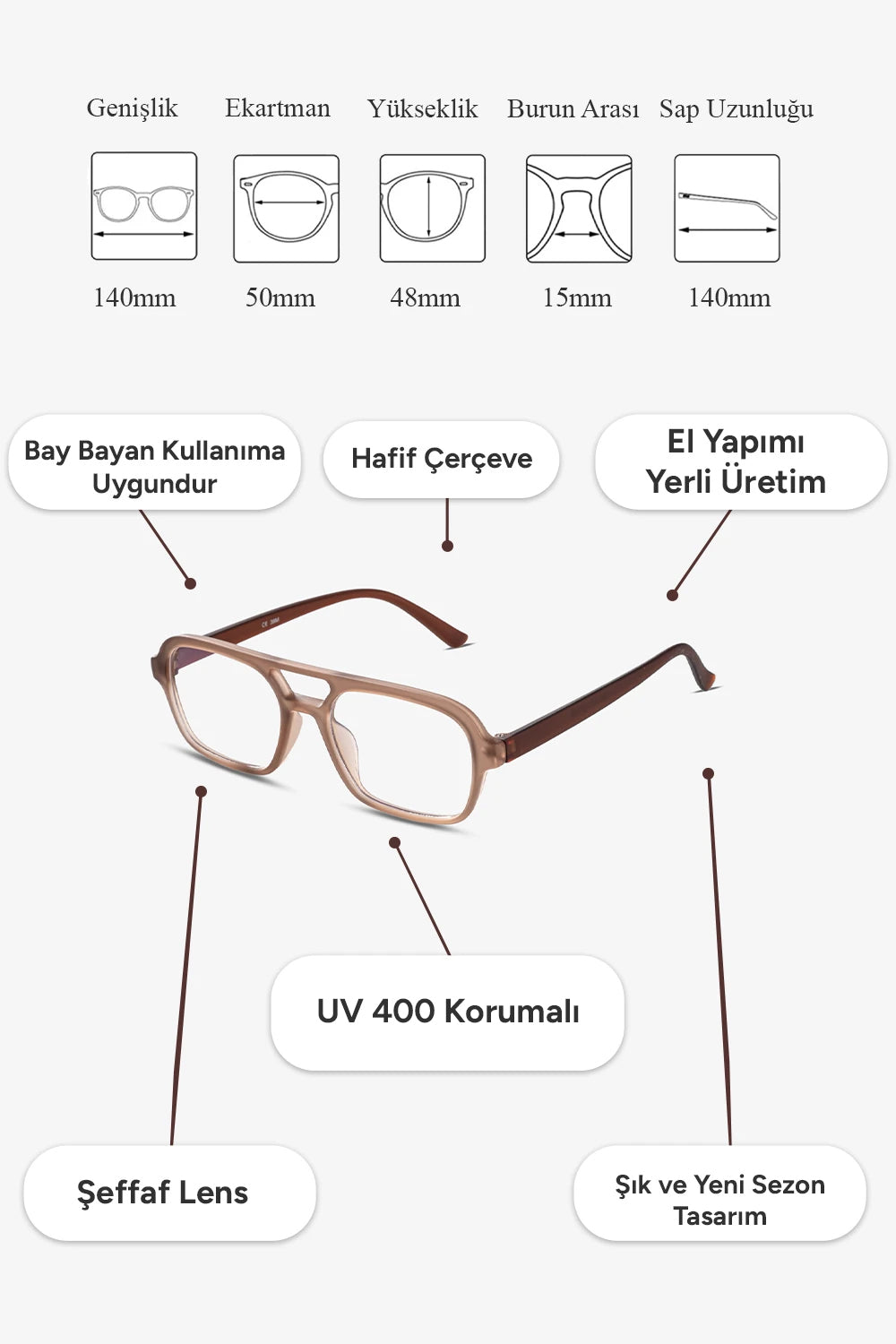 Riple Mavı Işık Korumalı Gözlük