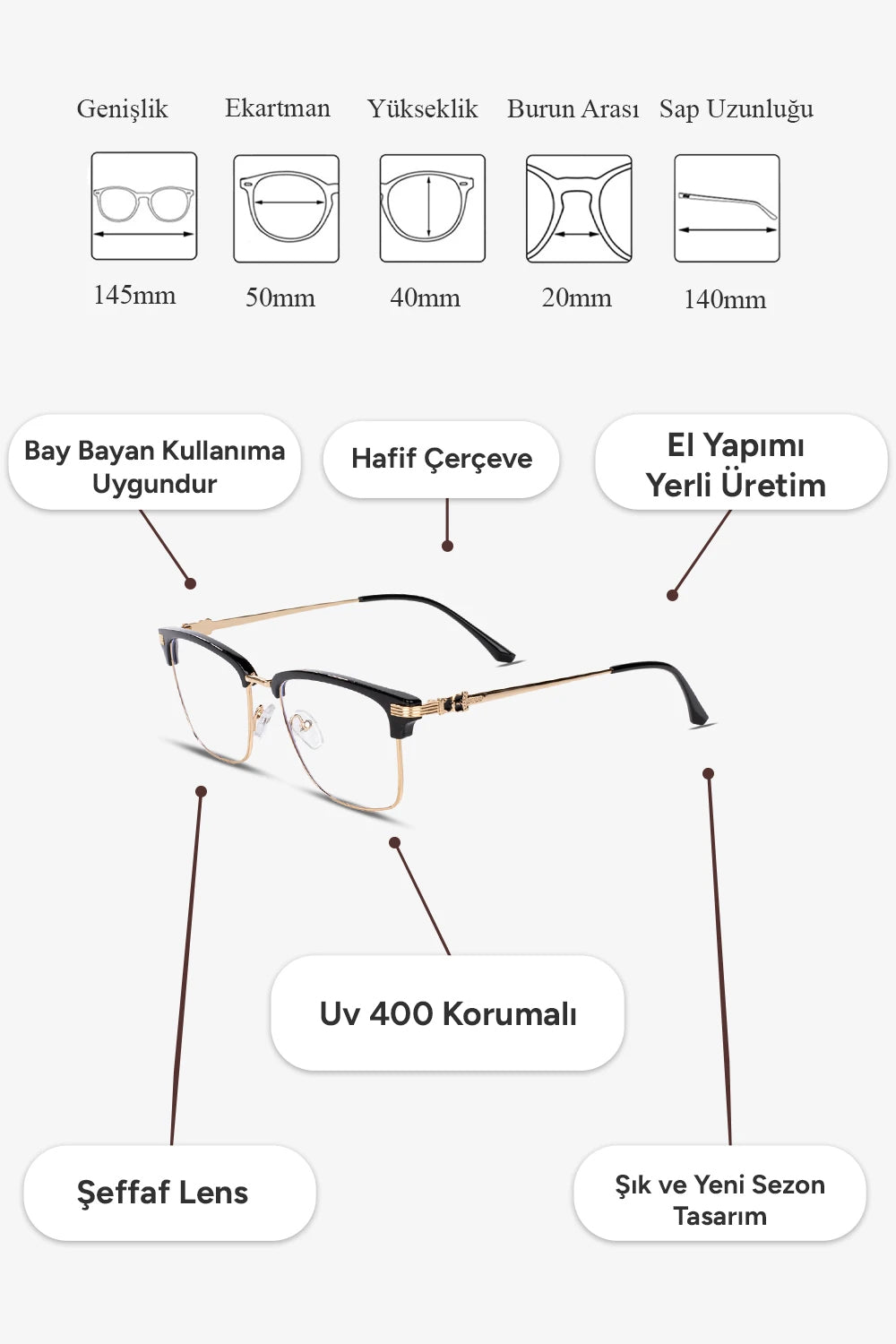 Sova Mavi Işık Korumalı Gözlük
