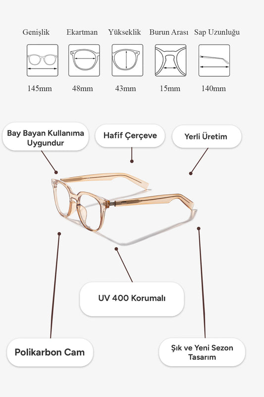 Type Mavi Işık Korumalı Gözlük