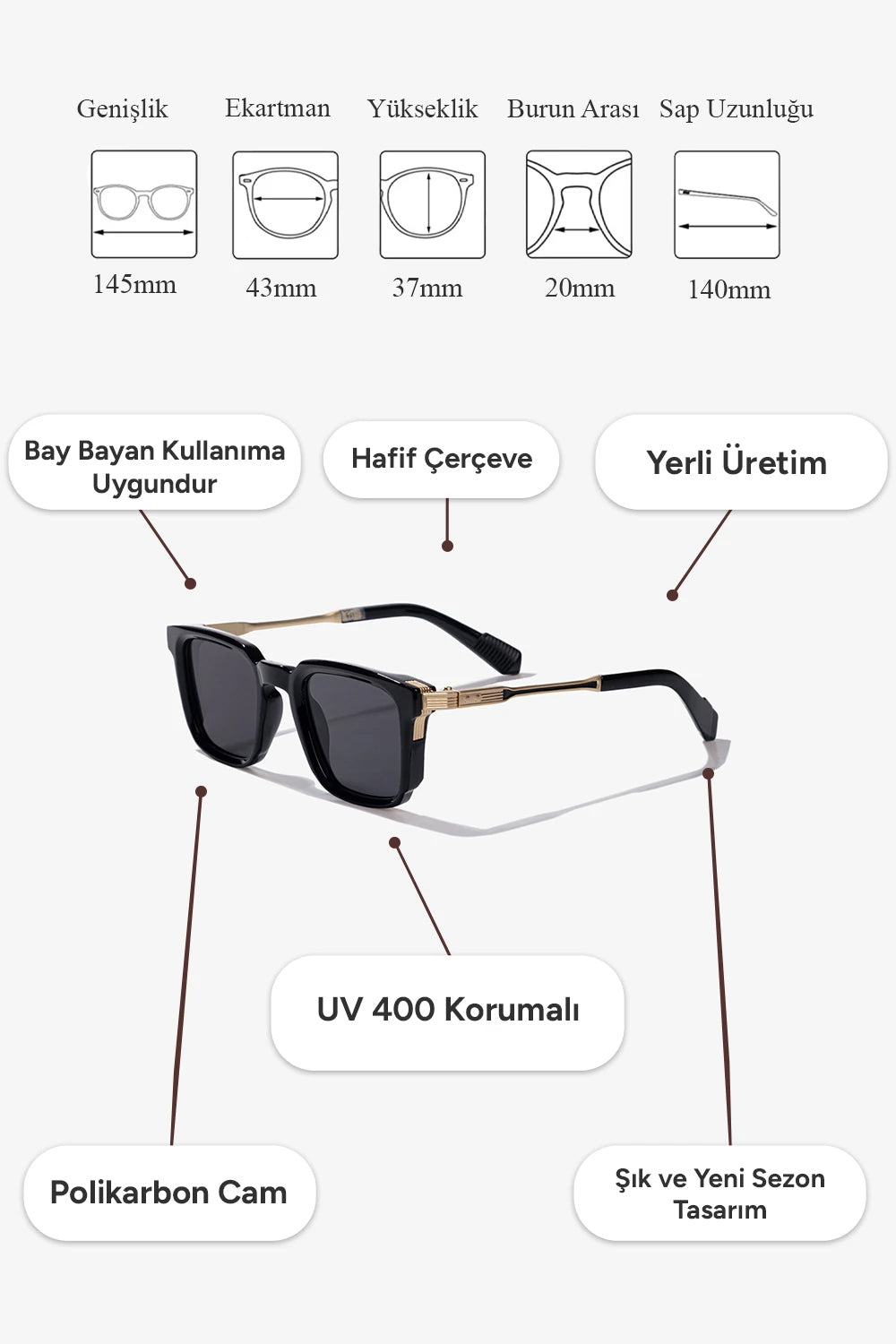 Yapel Güneş Gözlüğü